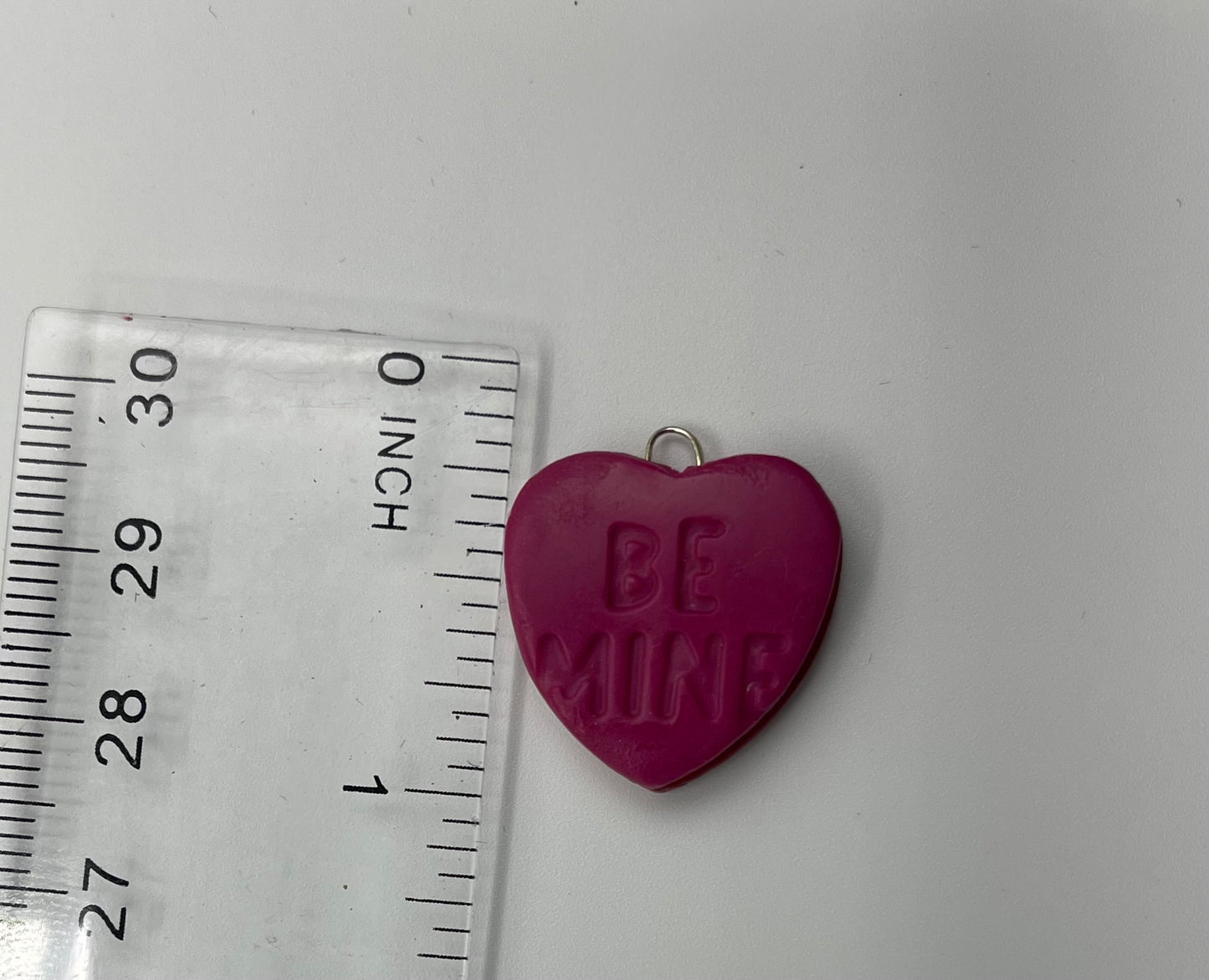 "Be Mine" Heart-Shaped Pendant Necklace