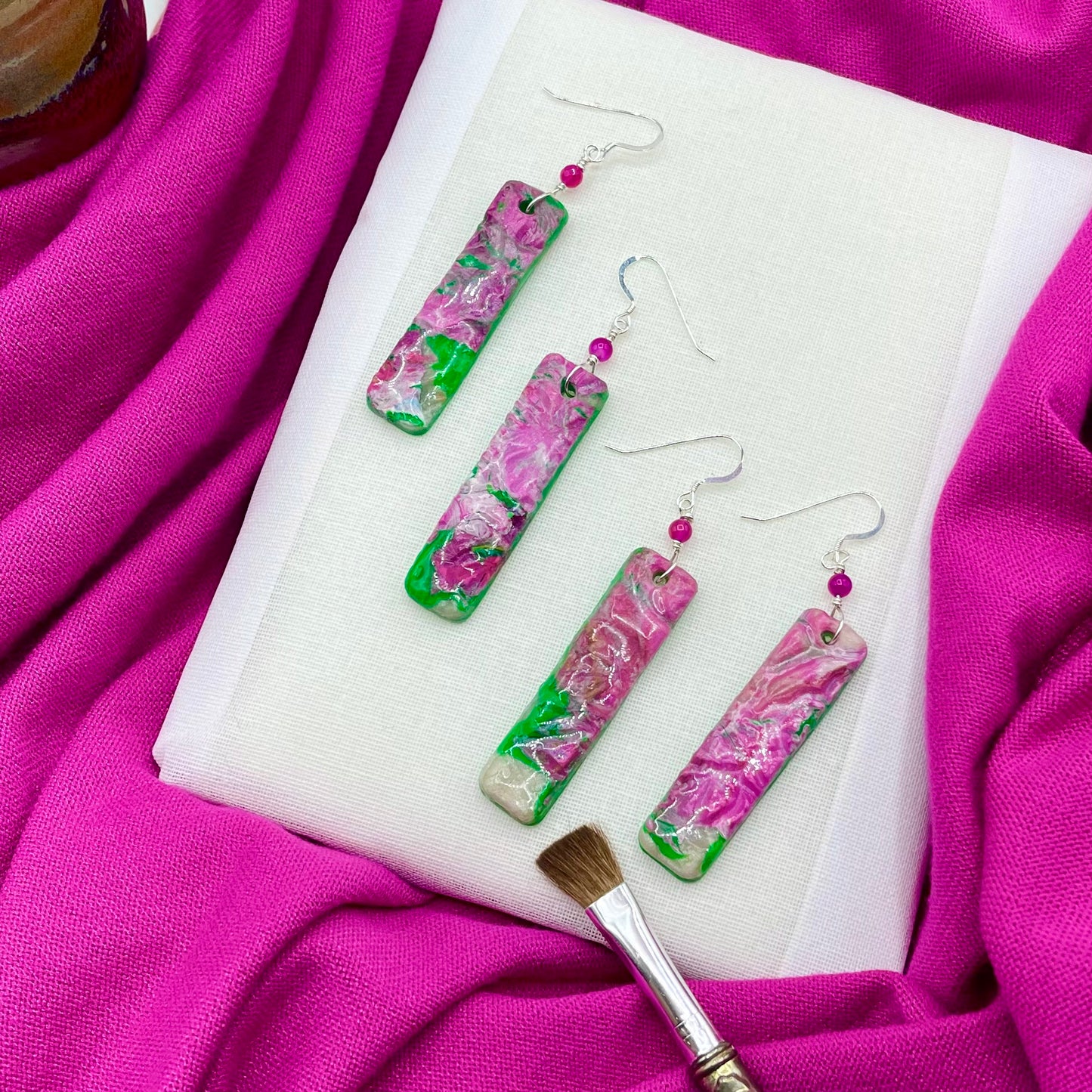 Pink Dangle & Drop Earrings