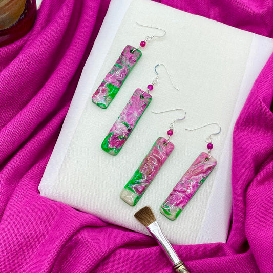 Pink Dangle & Drop Earrings