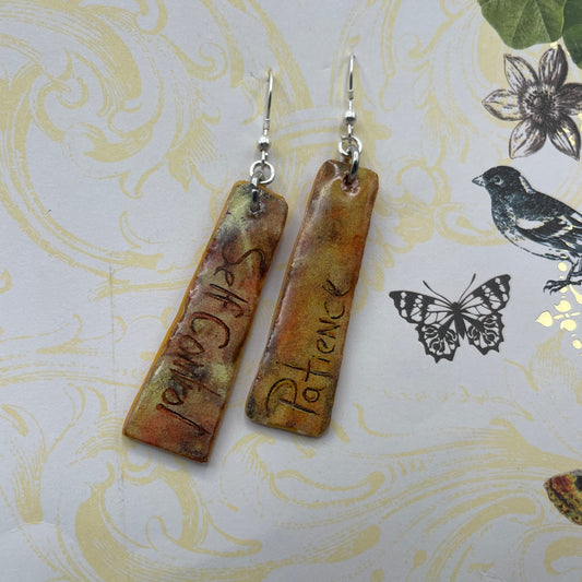 Fruit of the Spirit Earrings- Patience & Self-Control